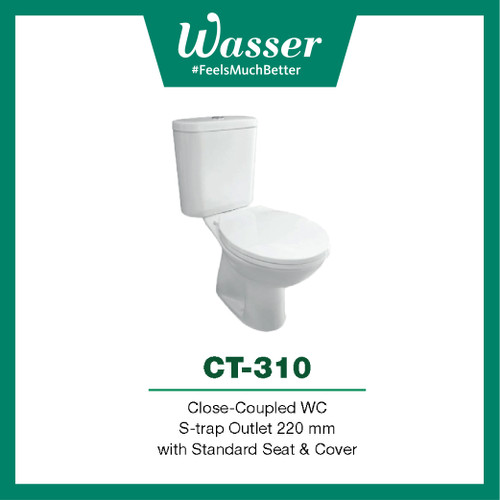 Promo Paket Wasser Closet CT-310 / Kloset Duduk