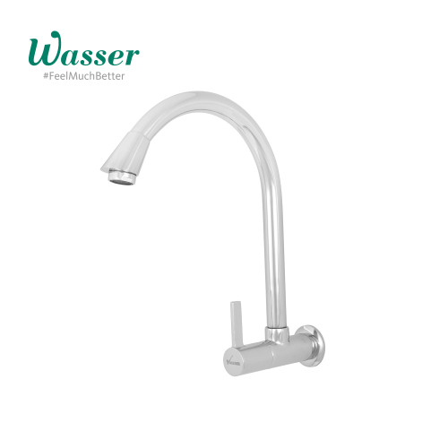 WASSER CY1 LEVER TALL SWING SPOUT COLD TAP (WALL)