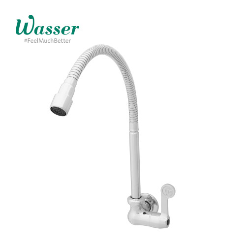 WASSER CL1 LEVER TALL FLEXIBLE SPOUT COLD TAP (WALL)