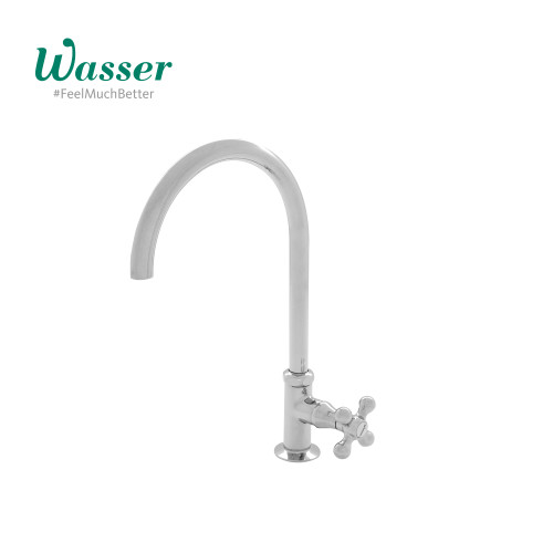 WASSER CL2 CROSS TALL SWING SPOUT COLD TAP (DECK)