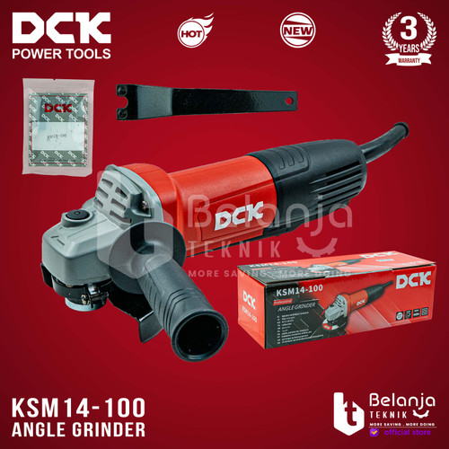 DCK Mesin Gerinda Tangan 4 Inch KSM14-100A Angle Grinder 800 Watt 4"