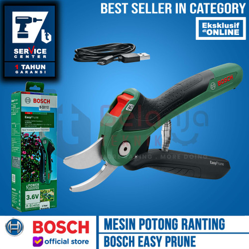 Bosch Easy Prune Garden 3.6V Cordless Mesin Potong Ranting Shear USB