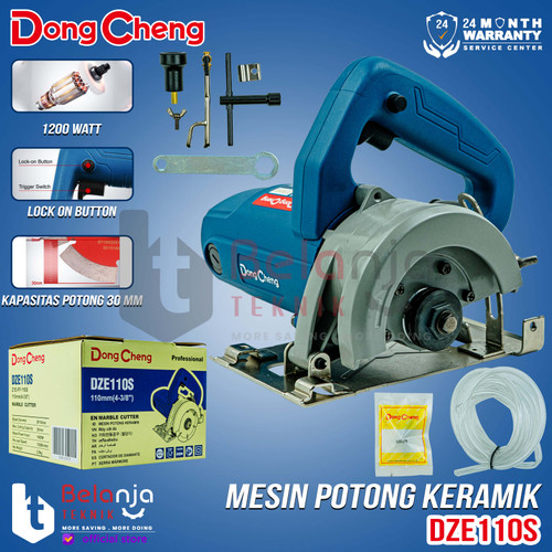 Dongcheng Mesin Potong Keramik DZE110S Marble Cutter 110mm 1200 Watt