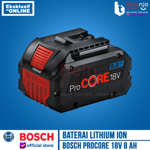 Bosch Battery Cordless ProCORE 18V 8 Ah 18 Volt Baterai Lithium Ion