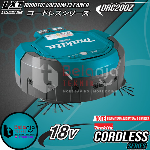 Makita Cordless Robotic Vacuum Cleaner DRC200Z Penghisap Debu 2.5L 36V