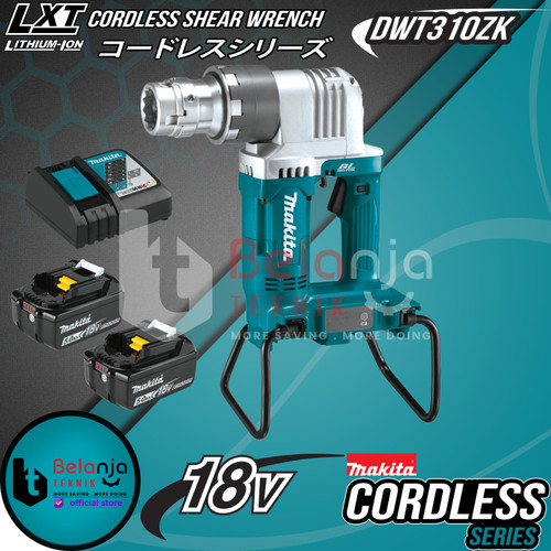 Makita Cordless Shear Wrench DWT310ZK Pembuka Pengencang Baut 36V