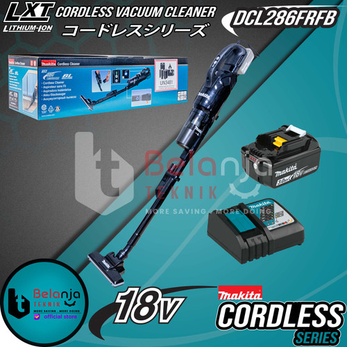 Makita Cordless Vacuum Cleaner DCL286FRFB 18V Penghisap Debu DCL Black