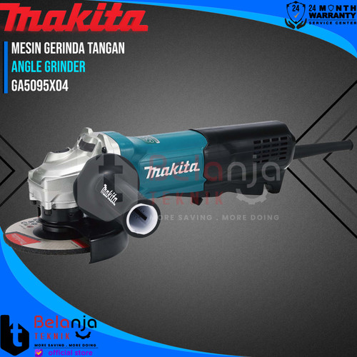 Makita Mesin Gerinda Tangan Listrik GA5095X04 Angle Grinder 5 In 1900W