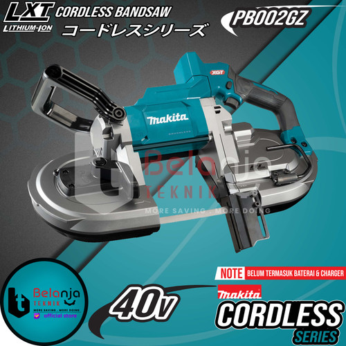 Makita Mesin Potong Kayu Band Saw Baterai PB002GZ Bandsaw Cordless 40V