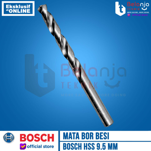 Bosch Mata Bor Besi 9.5mm HSS-G HSS G 9.5 mm Metal Drill Bits Bosch