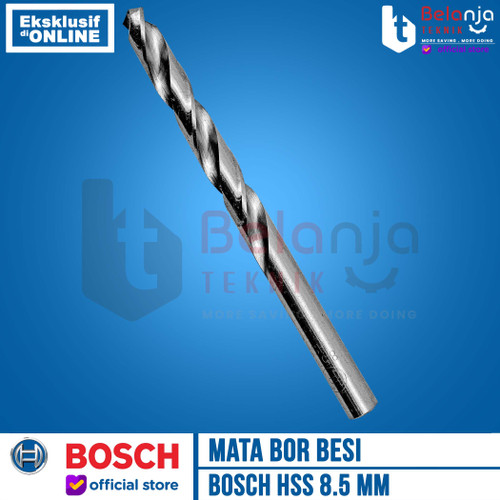 Bosch Mata Bor Besi 8.5mm HSS-G HSS G 8.5 mm Metal Drill Bits Bosch