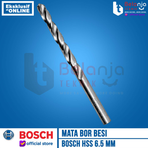 Bosch Mata Bor Besi 6.5mm HSS-G HSS G 6.5 mm Metal Drill Bits Bosch