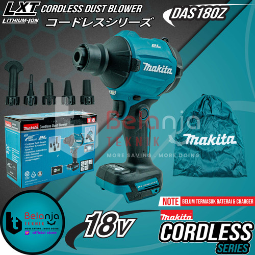 Makita Cordless Dust Blower DAS180Z Mesin Peniup Angin Baterai 18V DAS