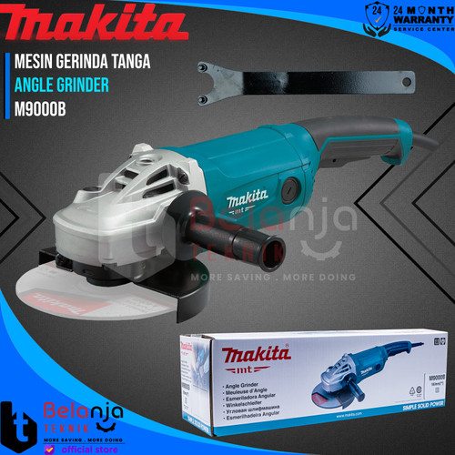 Makita Mesin Gerinda Tangan Listrik M9000B Angle Grinder 7" Inch 2000W