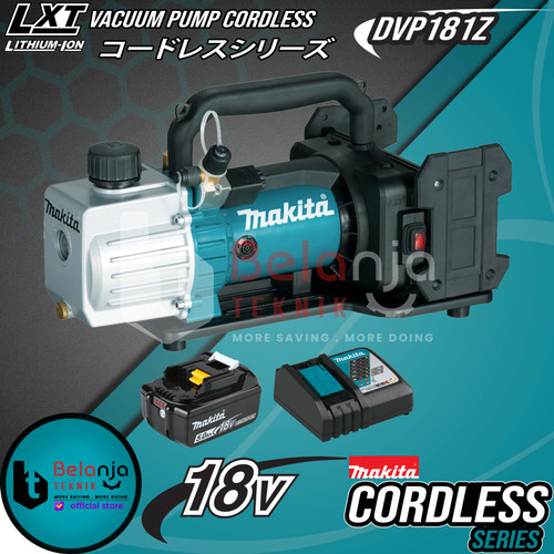 Makita Vacuum Pump Cordless DVP181Z Mesin Pompa Minyak Baterai 18V Set