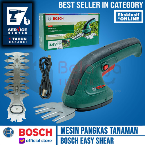 Bosch Mesin Potong Rumput Gunting Semak Baterai Easy Shear Cordless