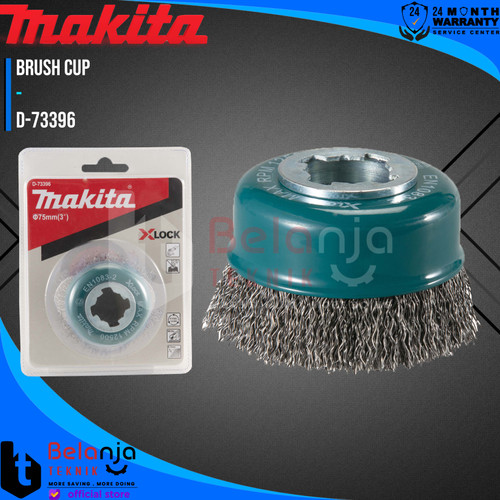 Makita Crimped Steel Cup Brush Xlock 3 Inch Mata Gerinda Sikat Mangkok