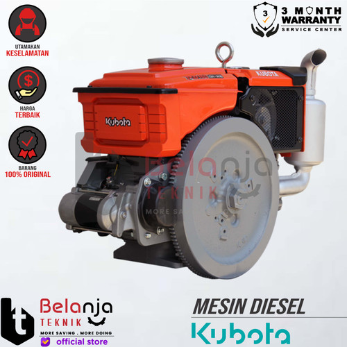 KUBOTA Mesin Diesel RD 150 DI NB Diesel Penggerak RD150 Radiator State