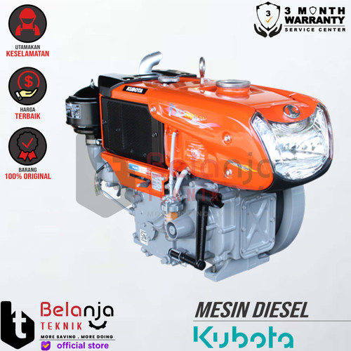 KUBOTA Mesin Diesel RD 110 DI 2T Diesel Penggerak Traktor RD110 Radiat