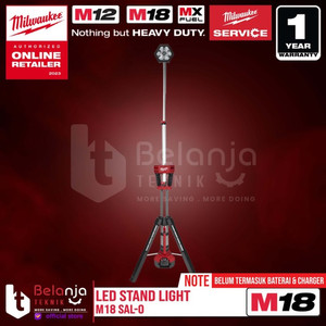 Milwaukee Led Stand Light M18 SAL-0 Lampu Senter Kerja 18 V Unit Only