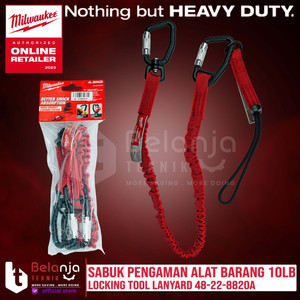 Milwaukee Quick Connect Locking Tool Lanyard 10 Lbs Pengikat Barang