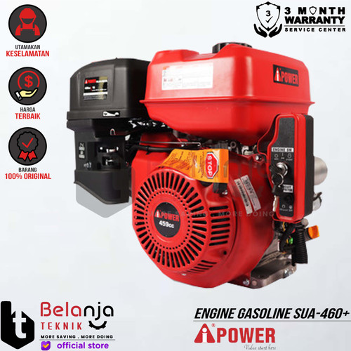 AIPower Engine Gasoline SUA-460 Plus 16 HP Mesin Penggerak Bensin