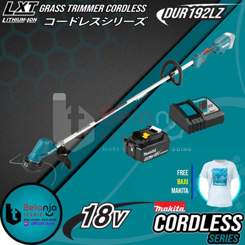 Makita Grass Trimmer Cordless DUR192LZ Potong Rumput Senar SET 18V 5AH