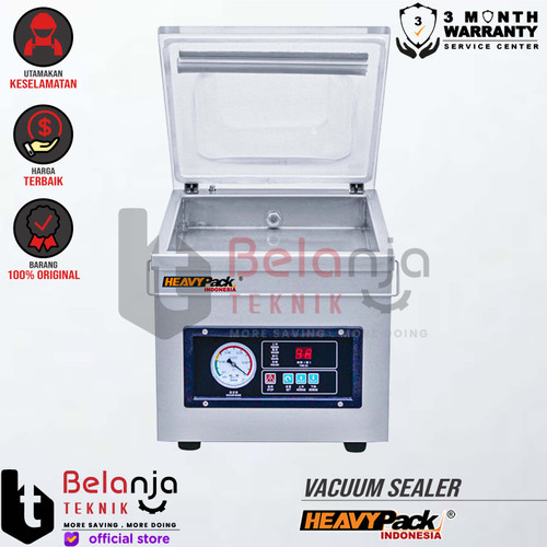 HEAVYPACK Mesin Press Plastik Makanan DZ-260 A3 Table Vacuum Sealer