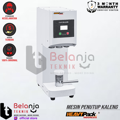 HEAVYPACK Mesin Penutup Botol Kaleng KL-MCS Semi-Automatic Can Sealer