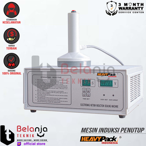 HEAVYPACK Mesin Segel Induksi DGYF-S500A Portable Induction Sealer