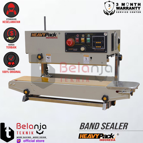 HEAVYPACK Mesin Pengemas Makanan Basah Kering FR-800 SV Band Sealer