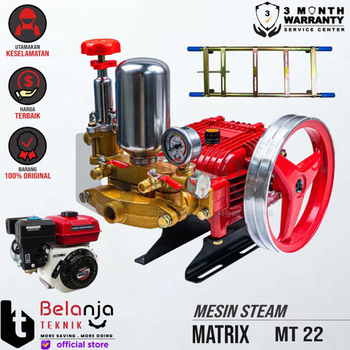 Matrix Selang Steam Sanchin Selang Kompresor Spray Hose 5 Ply 10 M