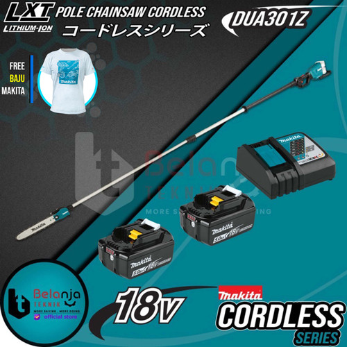 Makita Gergaji Potong Dahan 18V DUA301Z Pole Saw Cordless + Baterai