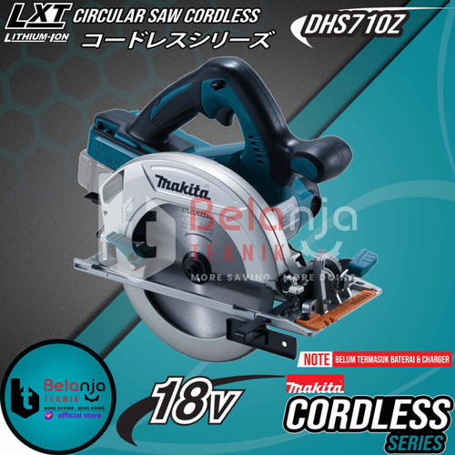 Makita Mesin Circular Saw Cordless 36V DHS710Z Potong Kayu Baterai 18V