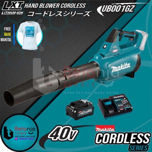 Makita Mesin Peniup Angin UB001GZ Hand Blower Cordless + Baterai 40V