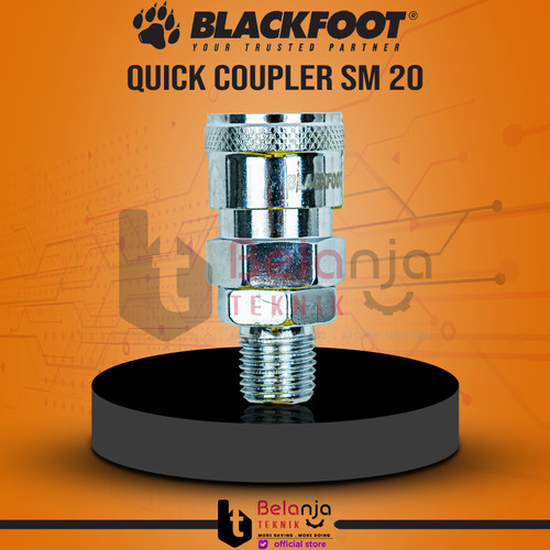 Blackfoot Quick Coupler SM 20 Sambungan Selang Kompresor Cuk Kopler