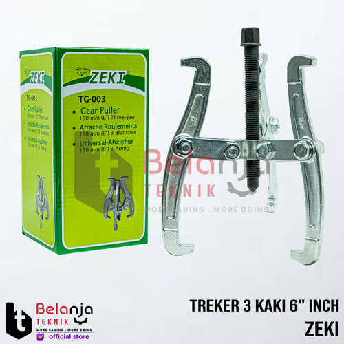 Zeki Treker 3 Kaki 6" Inch Gear Puller 3 Jaw Tracker Tracker Bearing