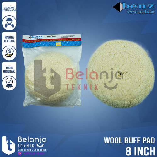 Benz Wool Poles Wax Compound Mobil Velcro 8 Inch Wol Polisher 8"