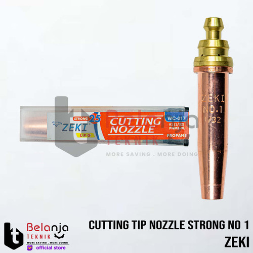 Zeki Cutting Tip Nozzle Strong 25 No 1 Mata Potong Blander Las LPG