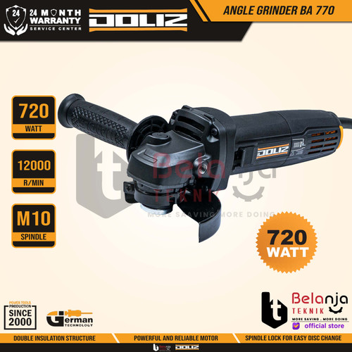 Doliz Angle Grinder BA770 720 Watt 4 Inch Mesin Gerinda Tangan BA 770