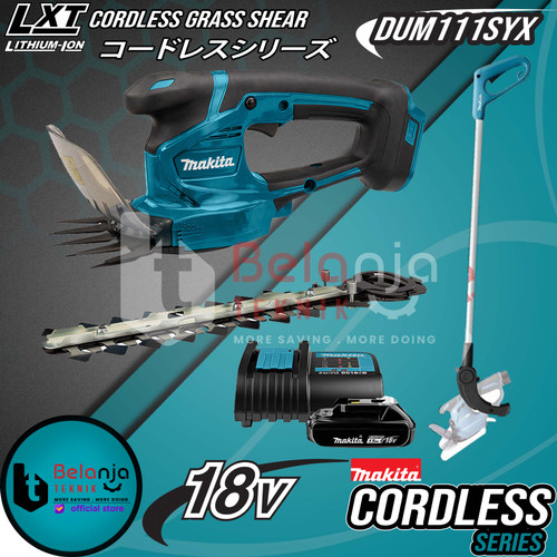 Makita Pemotong Rumput DUM 111 SYX Cordless 18V Grass Shear + Tongkat