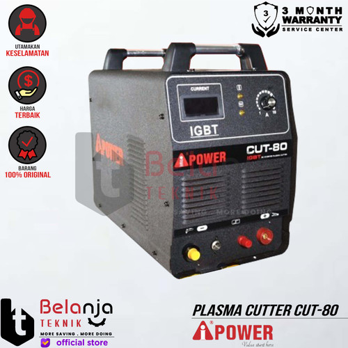 AIPower Mesin Pemotong Plasma Cutter Cut-80 Full Bridge IGBT 380 V