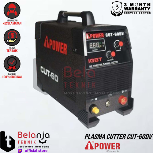 AIPower Mesin Pemotong Plasma Cutter Cut-60 DV Full Bridge IGBT