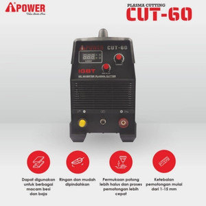 AIPower Mesin Pemotong Plasma Cutter Cut-60 Full Bridge IGBT 380 V