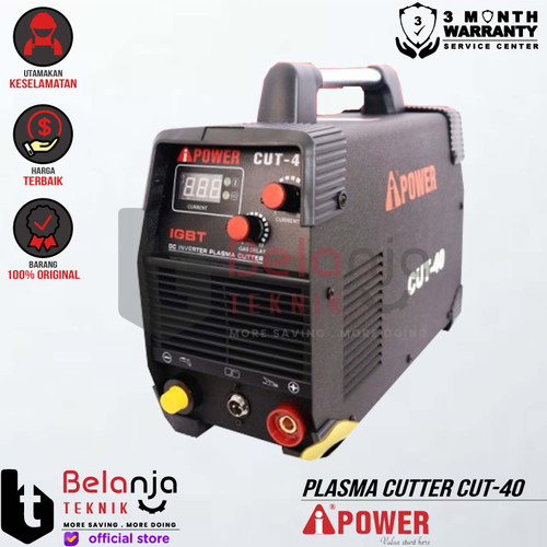 AIPower Mesin Pemotong Plasma Cutter Cut-40 Full Bridge IGBT 220 V