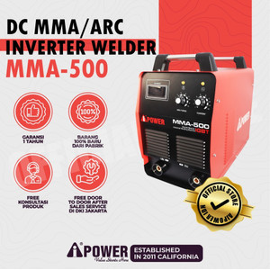 AIPower Mesin Trafo Las DC Inverter MMA 500 Travo Las IGBT 400 Ampere