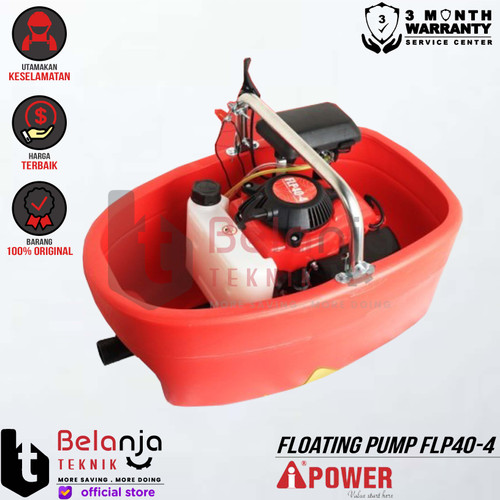 AIPower Floating Pump FLP40-4 Pompa Air Apung Irigasi 49 CC Alkon Arit