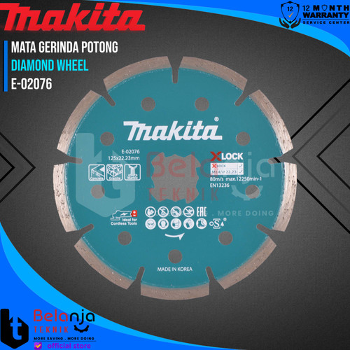 Makita Diamond Wheel 5 Inch Mata Gerinda Potong Beton Granite E-02076