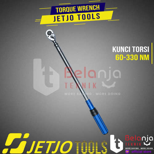 JETJO TOOLS Kunci Momen Kunci Torsi Torque wrench 1/2" 60-330 NM CRV