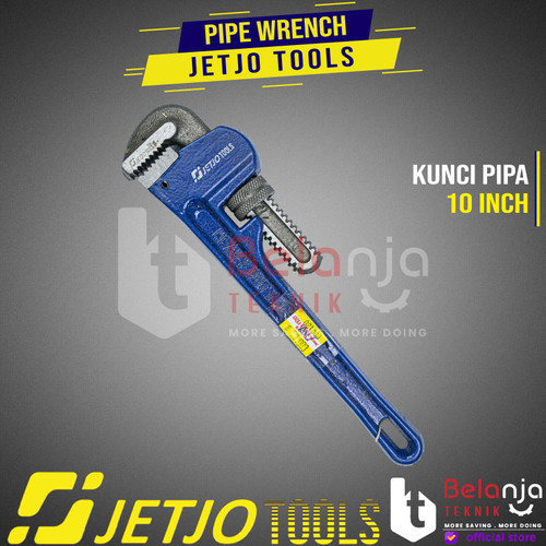 JETJO TOOLS Kunci Pipa Ledeng 10" Inch Pipe Wrench 10 Inch Heavy Duty